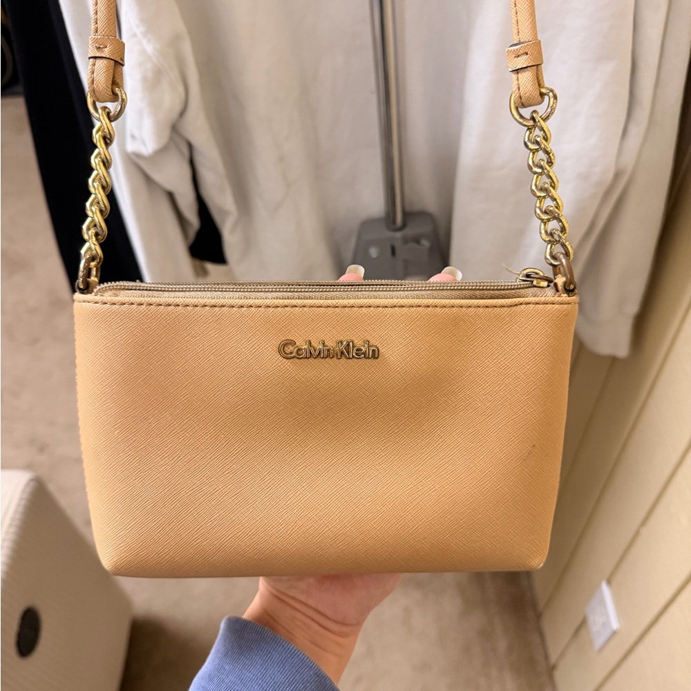 Calvin Klein Tan Crossbody Bag